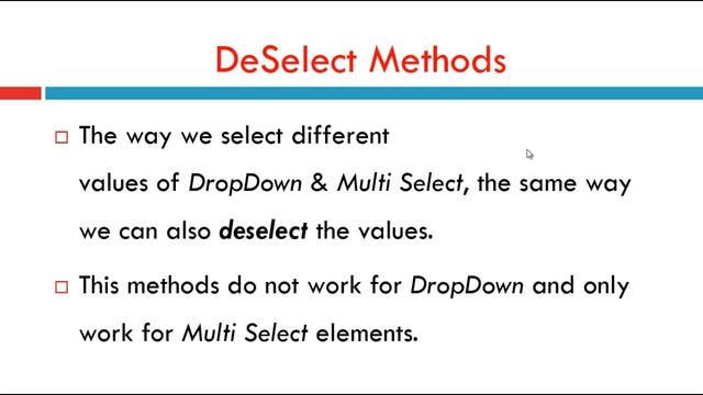 Selenium with C# 20 - Selenium Select Element - Handling of drop down and multi select dropdown men