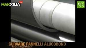 CURVARE PANNELLI ALUCOBOND, CALANDRA Makk.it