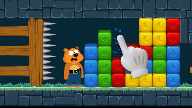 Toon Blast: Ads game compilation,Help Save The Bear (Android * Gameplay)
