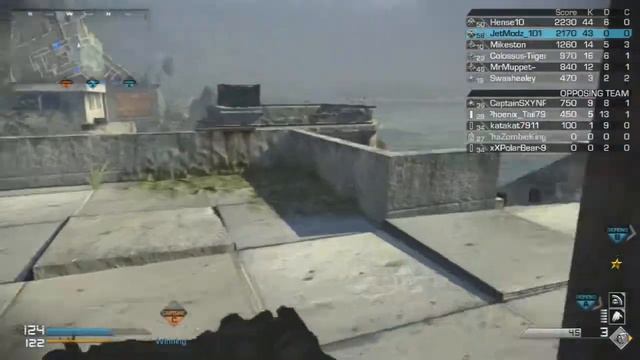 COD Ghosts: 58 Gunstreak w/ AK-12 On Siege смотреть онлайн