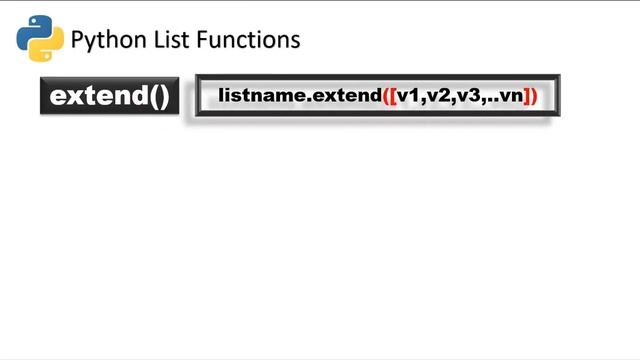 Python List Functions in Tamil | Python Tutorial for Beginners-Python Series Part 11