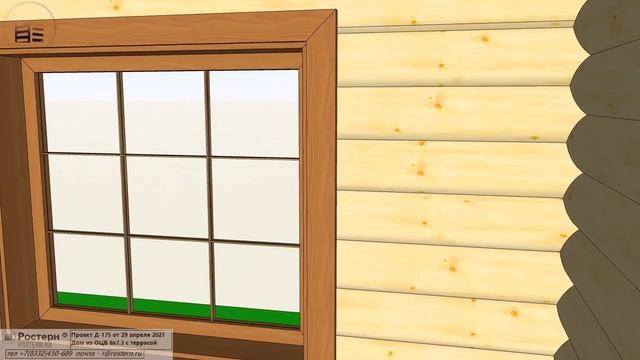 Одноэтажный дом 6 на 7 из бревна #дом #строительство #дача смотреть онлайн