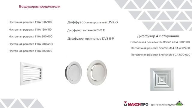 МаксиПРО. Основы вентиляции и кондиционирования.