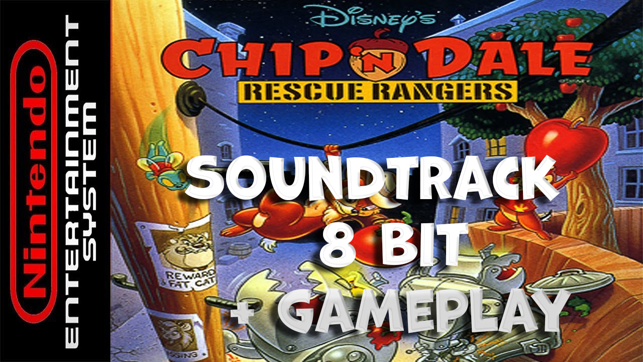 Nes Chip 'n Dale Rescue Rangers (Soundtrack 8 bit + gameplay)