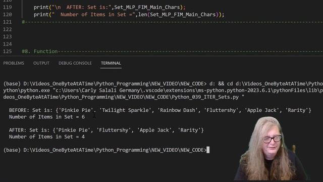 Programming With Python 17: Iterables - SETS смотреть онлайн