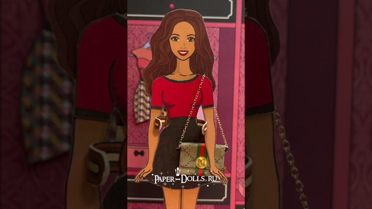 Бумажные Барби #shorts #бумажныекуклы  #diy #barbiestyle