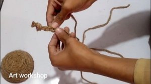 Diy Birds Nest Making Idea]Diy Jute Craft Bird Nest]Love Birds