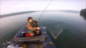 Тыва.  Рыбалка на озере Ушпе Холь 2019г