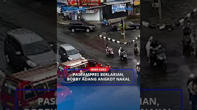 PASPAMPRES Keluar dari Mobil saat Bobby Nasution Adang Angkot Nakal