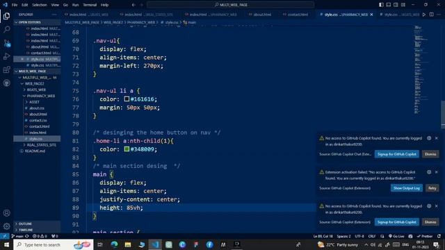 How to Create a Pharmaceutical Website Using HTML and CSS | Full Stack Developer 2022 #clone