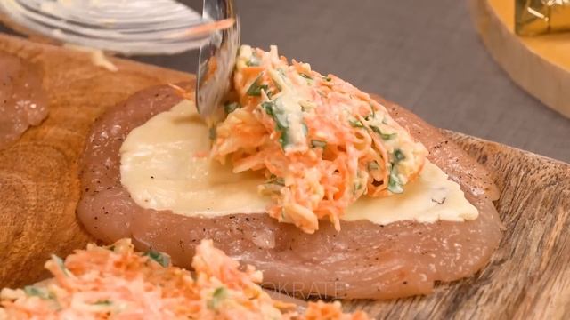 I learned this trick in a French restaurant! The juicy chicken rolls смотреть онлайн