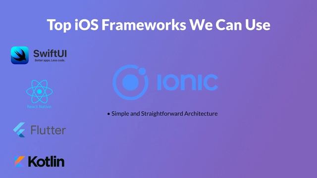 Top iOS App Development Frameworks for Your Company #iosdevelopmentframeworks #iosappdevelopment