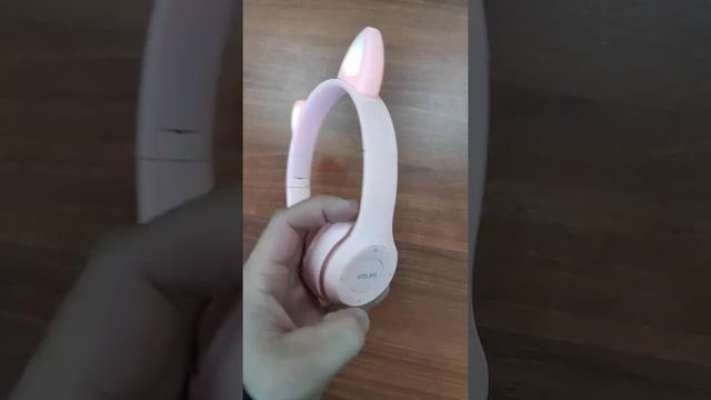 Детские светящиеся наушники ушки. смотреть онлайн