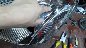 Лютый тюнинг фар  Lancer 9