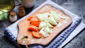 Суп пюре из кабачков и курицы