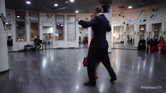 Ирина Остроумова и Александр Якушев. Milonga в Касабланке 12.11.20166 смотреть онлайн