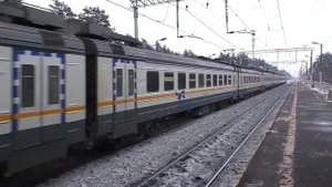 Электропоезд ЭД4М-0482 (ТЧ-4) скоростной пригородный поезд "РЭКС" №7179 Крутое - Москва.