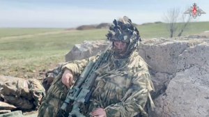 Сбил дрон ВСУ из снайперской винтовки