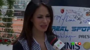 Policlinico Gemelli, Tennis and Friends   Intervista a Maria Grazia Cucinotta   www HTO tv