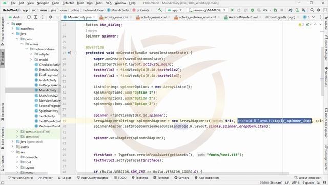 Android Studio Tutorial: How To Create An Android Spinner | #learnvibes #androiddevelopment