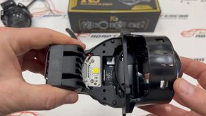 Би-светодиодные линзы Aozoom K3 Dragon Knight 3.0 (Hella 3R) (5500К, 50W/60W)