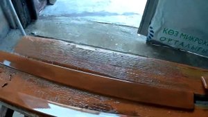 Тюнинг салона Merceds Vito  638 . Покраска деталей салона под дерево своими руками ....