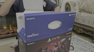 Распаковка Sony Playstation 5 limited edition Человек Паук 2