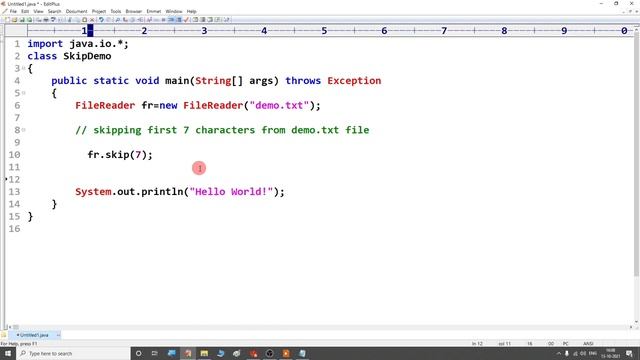 skip method of Reader class in java | what is use of skip method of reader class in java смотреть онлайн