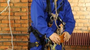 Переход через узел в промышленном альпинизме /практическое занятие 3