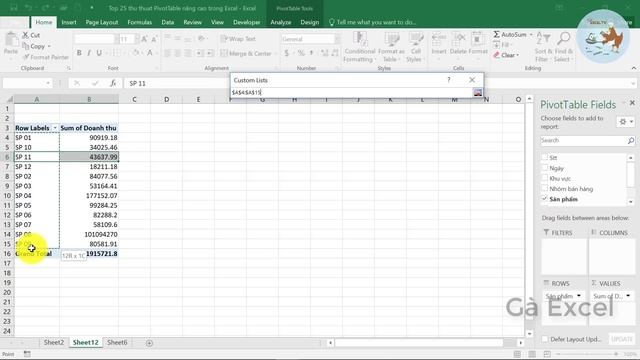 Thủ thuật Excel | 25 tuyệt chiêu Pivot Table trong excel cần phải biết смотреть онлайн