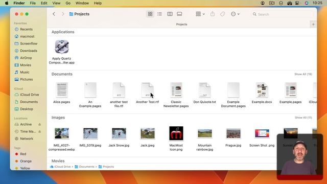 Viewing by Groups in the Mac Finder смотреть онлайн