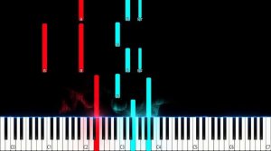 Rammstein - Deutschland - Ending Single - Piano Solo Tutorial - Sonne [4K] 😍