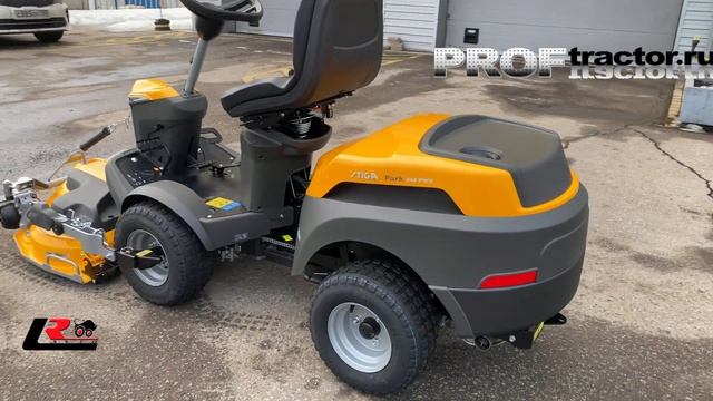 Садовый райдер Stiga Park 340 PWX в новом дизайне. Новинка 2021 года. Самый доступный полный привод смотреть онлайн