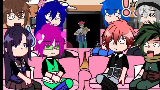 Anime Characters React To Saiki K.  || Kusuo Saiki |Disastrous Life Of Saiki K || Part - 2 ||