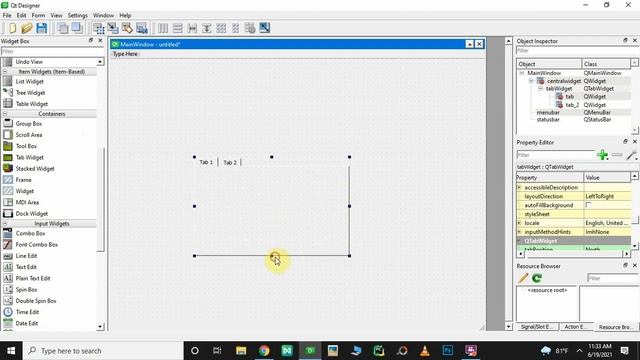 Video 6 : Containers | Python GUI Design | Drag and Drop | PyQt5 Tutorial |Bangla