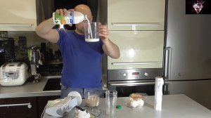 Коктейль из зефира, кефира и банана. Утренний коктейль