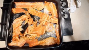 Вкусные запеченные хребты и брюшки семги Вкусный получился ужин