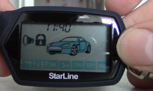 Брелок Starline старлайн, настройка функций брелка. Настройка времени.