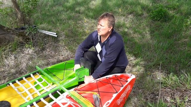 Катамаран из каяков смотреть онлайн