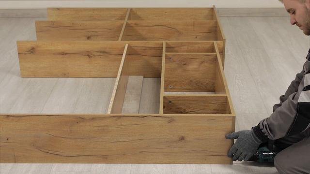 Сборка гостиной коллекции "Трамп" ЦС-05, "Мебелони" смотреть онлайн