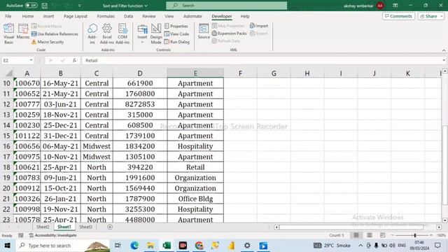 16.Excel VBA - Sort and Filter Function