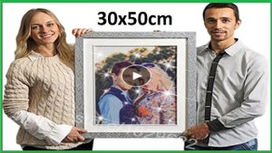 Алмазная картина мозаика по фото 30x50cm .Распаковка, обзор посылки из Китая (AliExpress)