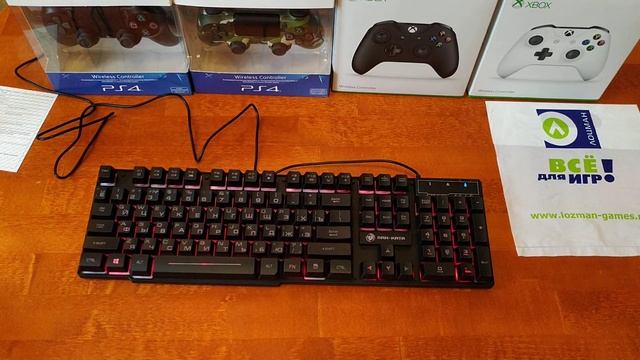 Dialog KGK-15U Gan-Kata - игровая клавиатура с подсветкой | lozmangames смотреть онлайн