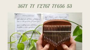 Song From A Secret Garden (kalimba cover with tabs)