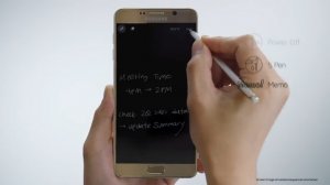 Как быстро записать заметку на Galaxy Note5