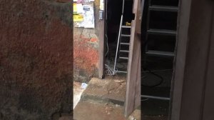 Установка СКУД на одну из подъездных дверей г. Калининград