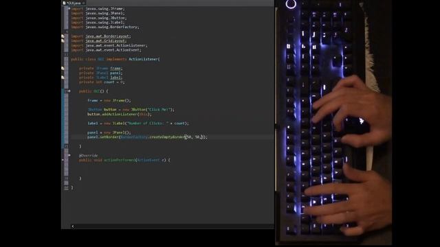 [Coding ASMR] Coding a simple clicker GUI in Java☕️ смотреть онлайн