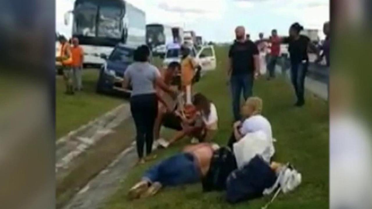 В Доминикане автобус с туристами из России столкнулся с грузовиком, когда люди ехали в аэропорт