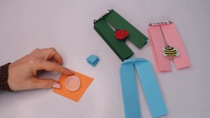 DIY Подвижная игрушка из бумаги - Гонки. Поделки из бумаги своими руками