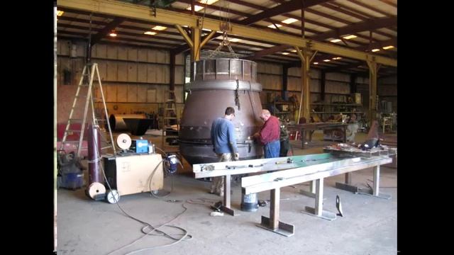 Rotary De-ironing Rotary Furnace with swivel capabilities смотреть онлайн